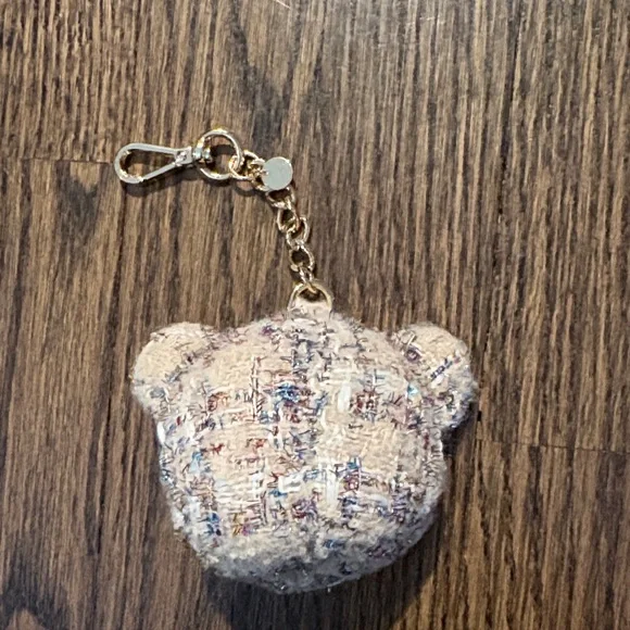 Stoney Clover Tweed Celebration Bear Keychain - Picture 2 of 2